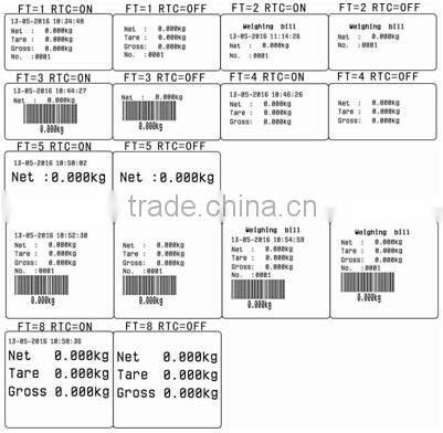 9928 label printer indicator for digital weighing scale