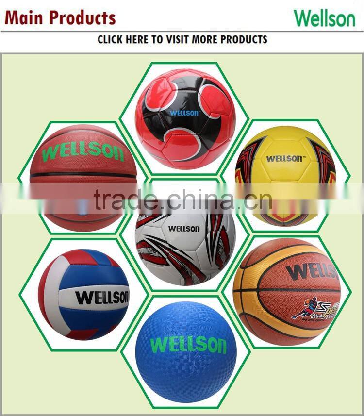 Colorful machine stitched 18 panels volleyball