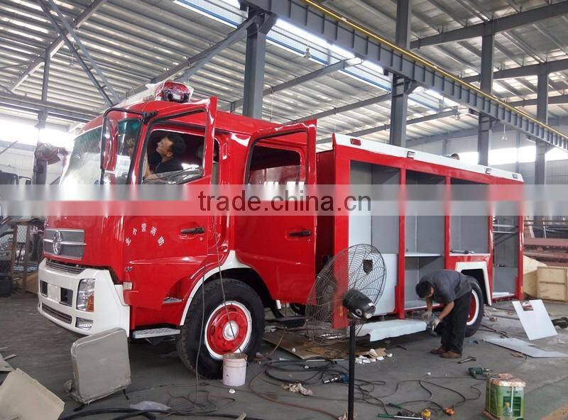 4x2 dongfeng 6 ton water tanker fire truck for rescue