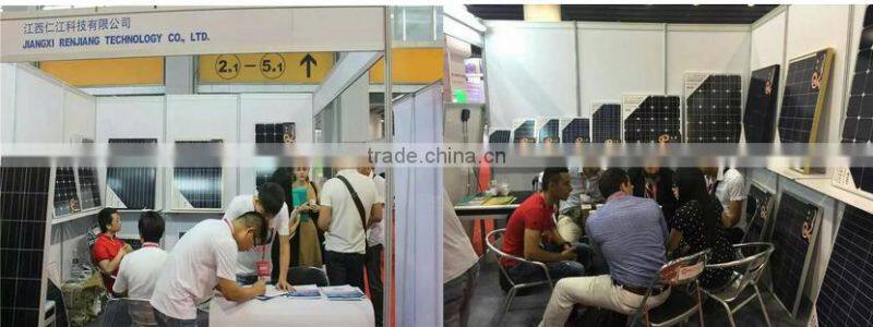 At roof solar panel mounting system 6KW for home using