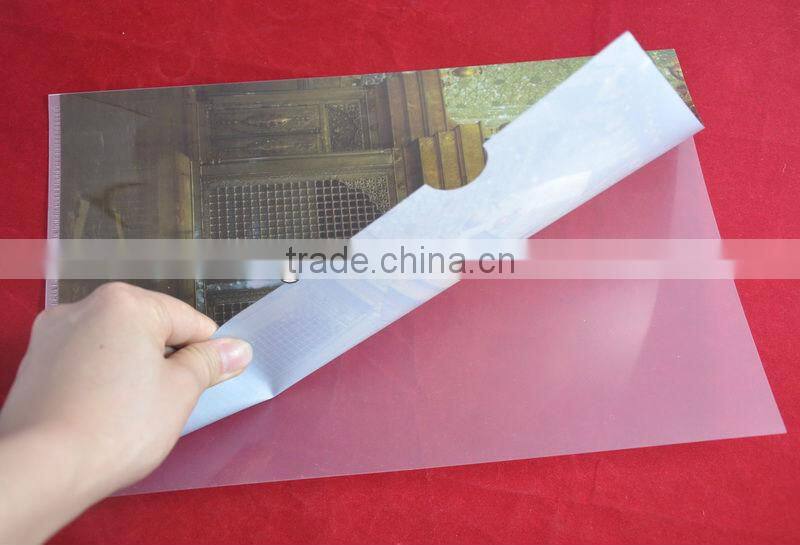 Custom A4 pp folder / Zipper folder /zipper document filer folder