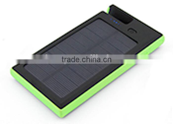 12000mAh Solar Panel Charger Waterproof Portable Dual USB Port Power Bank for LG
