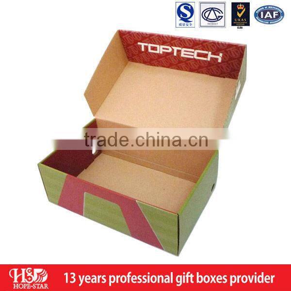 hot sale fashionable paper gift box&Guangzhou cardboard paper shoes box for baby shower