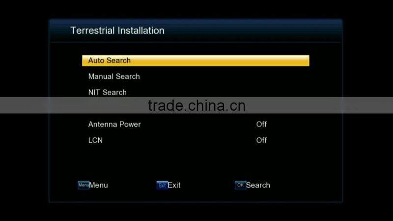 PowerVu Patch Biss Key DVB-S2 / T2 Freesat V7 Combo Set Top TV Box Support 3G CCCAM Full 1080P HD satellite receiver V7