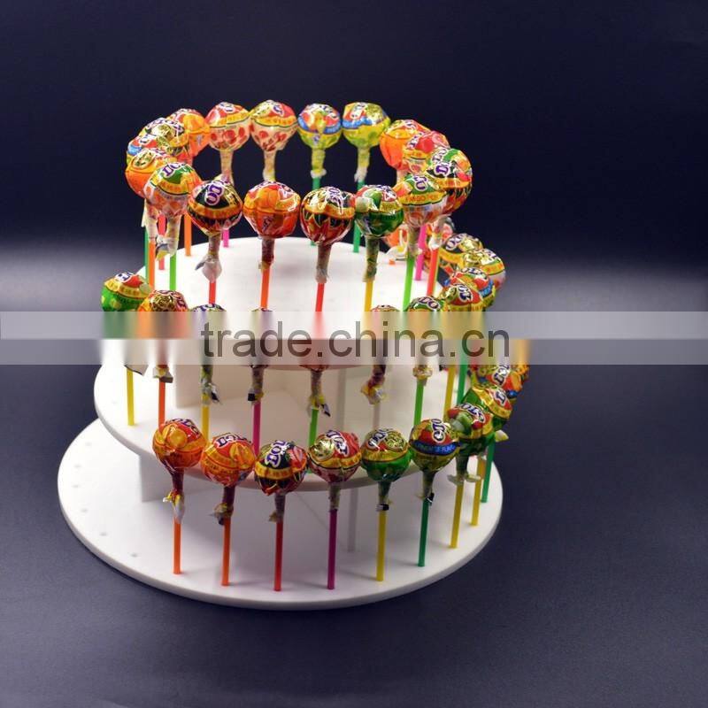 shop retail 3 tier round acrylic lollipop display stand