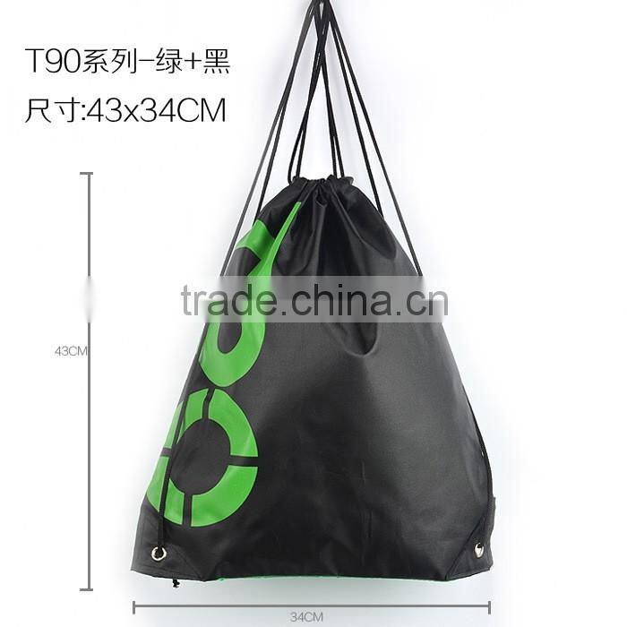 Smiling Face Nylon Drawstring Bags for Adults and Kids Light Riding Backpack Unisex Sports Bags