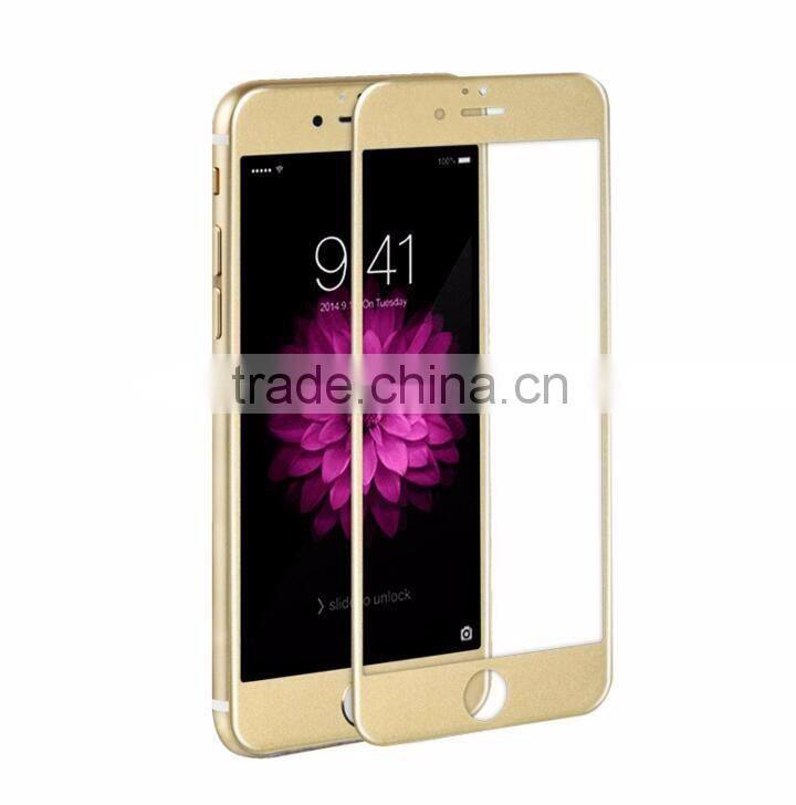 Hot sale for iphone 6s plus 3d curved edge full body tempered glass screen protector film guard