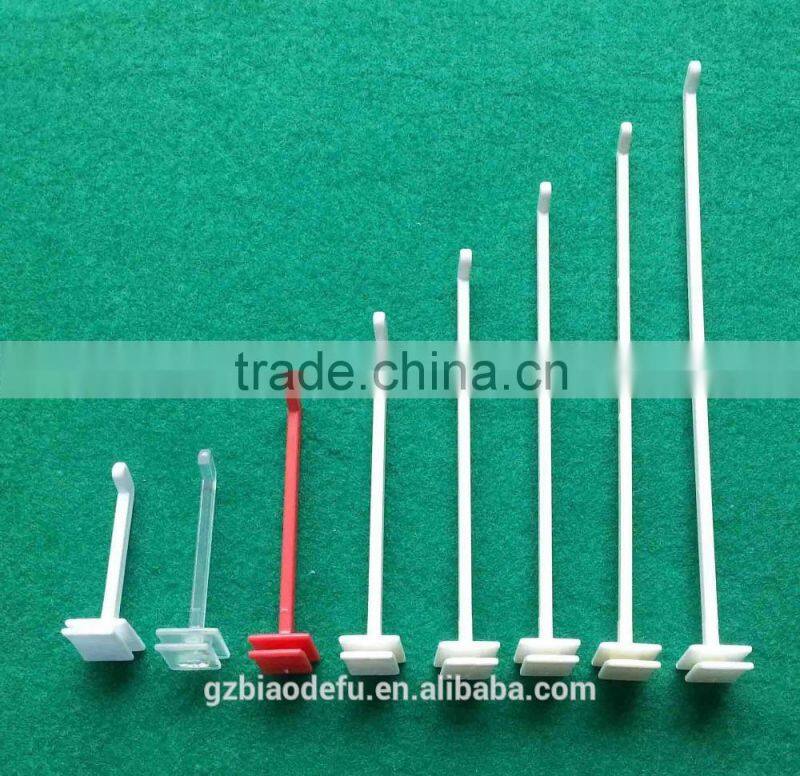 Pegboard Hooks Plastic Display Hooks Slot Wall Hooks For Store Display