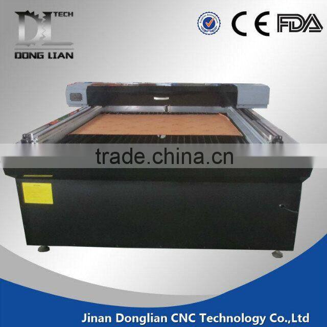 jinan DL1325 cnc co2 yag wood laser cutting machine used mobile phone
