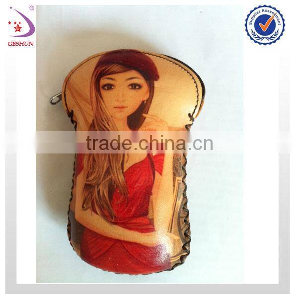 wholesale beautiful sexy girl pu leather coin purse