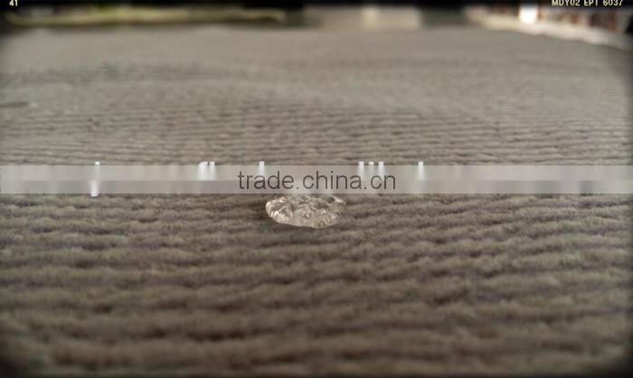 Green stripped pattern Manufacturer China Textile flock on flock fabric aisadi home textile