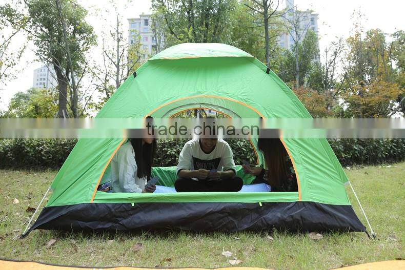 2016 new hot sale camping tent 3-4 person,automatic open tent,family tent