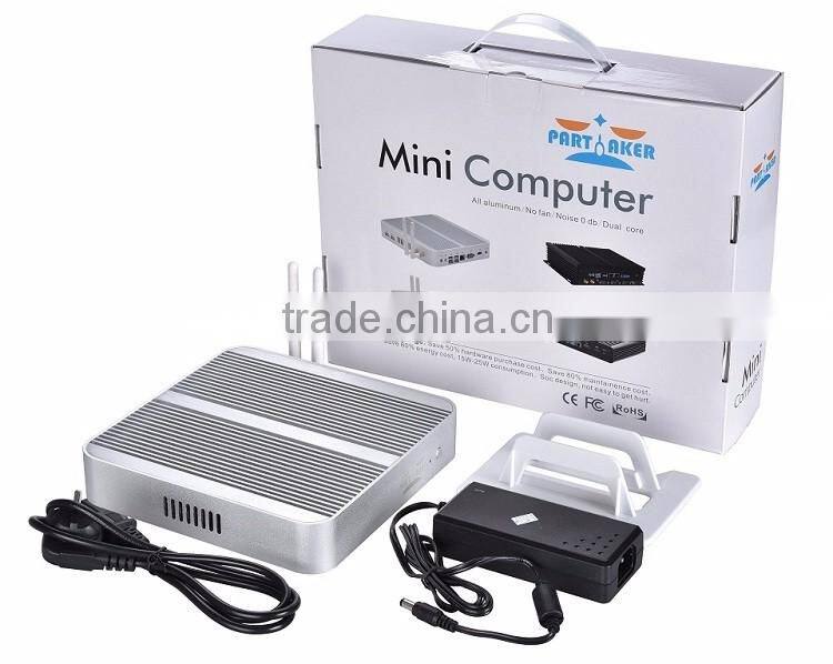 Partaker B1 Business Fanless VGA Intel Core i5 4200u Mini Desktop PC 12V