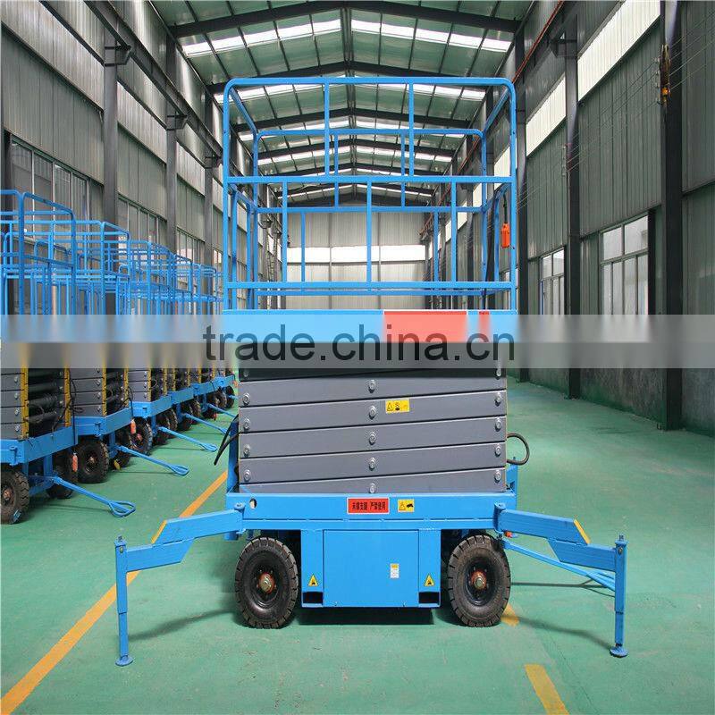 Top level special discount mobile scissor lift tables with wheels