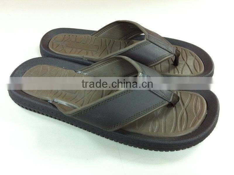 basic fashion eva footbed men beach slippers