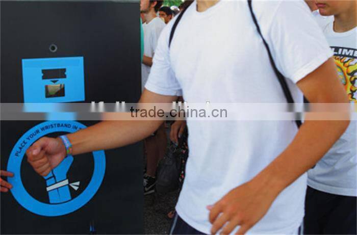 2016 RFID Event Wristbands with QR and name printed for meeting signed