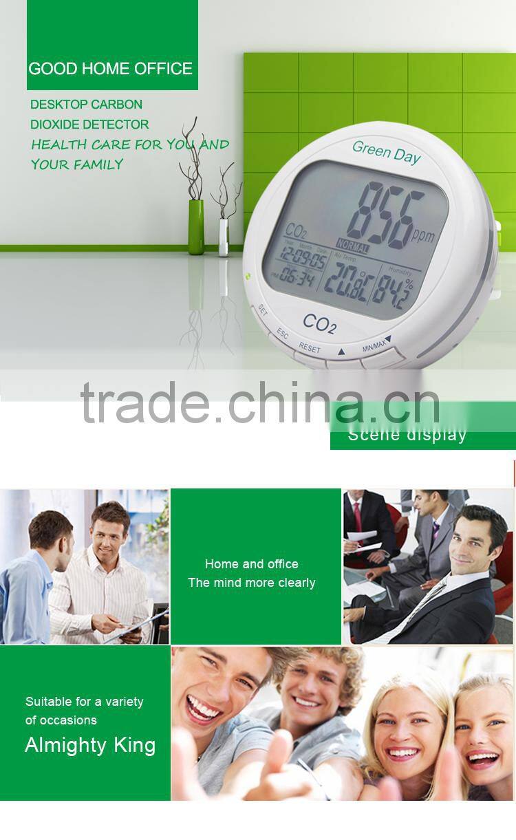 AZ7788 Carbon Dioxide Gas Detector 0~9999 ppm Range CO2 Analyzer With Alarm System
