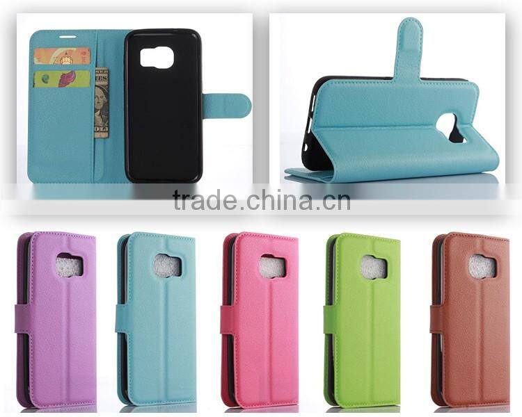 Hot Selling smart mobile phone case design s7 flip leather phone case for samsung