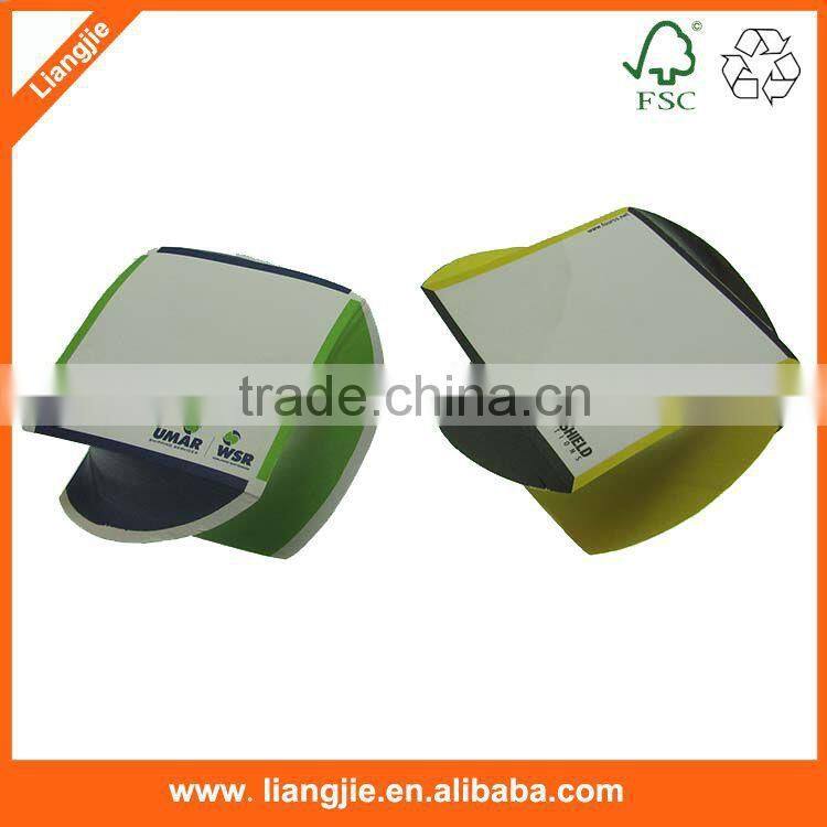 Fancy 3D memo pad, Spiral 3D memo pad, rolling 3D memo pad