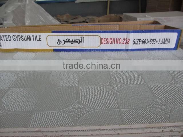 pvc gypsum ceiling tiles / pvc gypsum ceiling / pvc gypsum tile