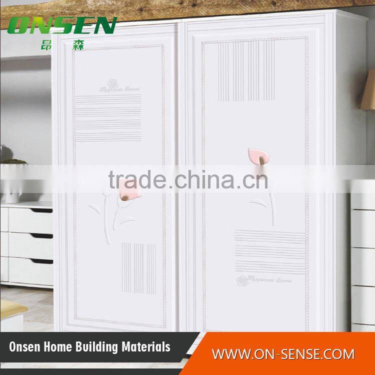 Hot sell 2016 new products bedroom wooden wardrobe door designs from china
