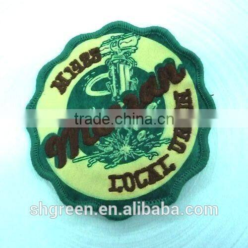 3D embossed eagle logo embroidery patch