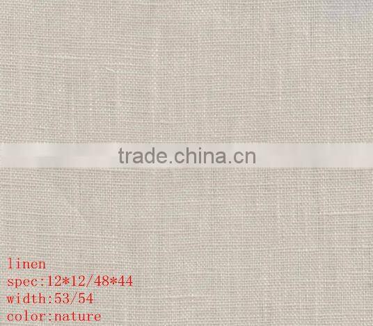 100% natural linen fabric