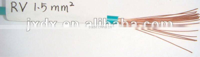 copper conductor pvc insulation electric wire