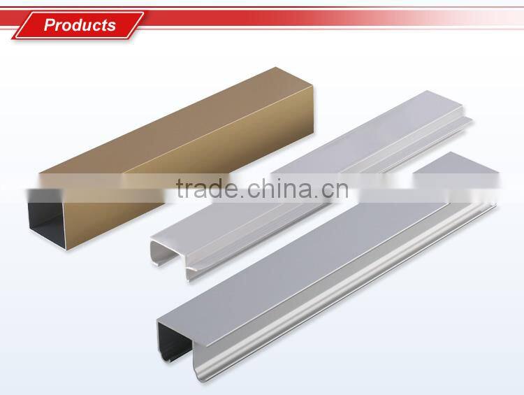2015 Hot selling stable quality colourful surface treatment aluminium profile