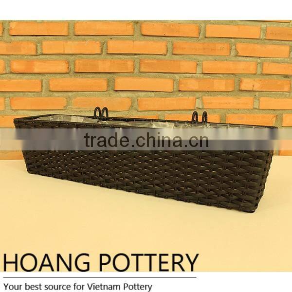 Handmade Wicker Planters Garden