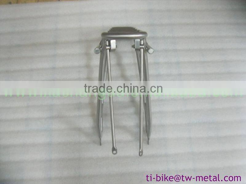 titanium bicycle rear rack Ti bike rear racks Titanium bicycle carrier for road bicycles