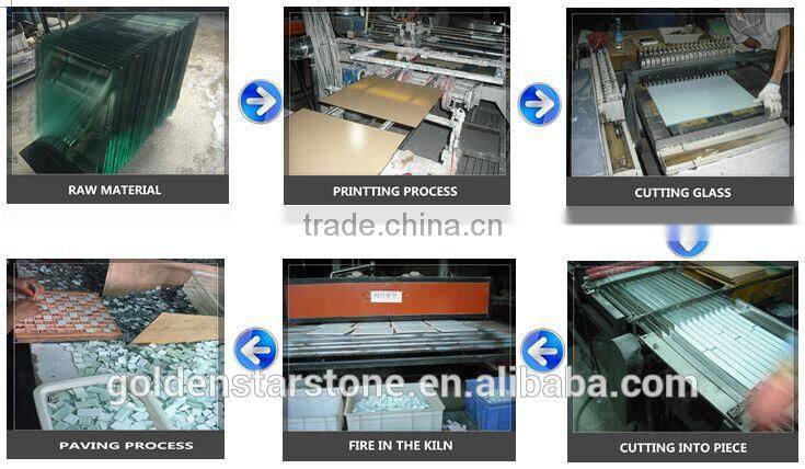 backsplash decorative metal mix glass mosaic tile