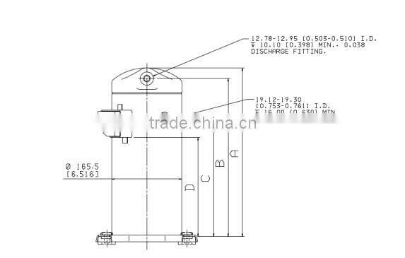r134a Copeland Compressor ZH Series ZH15K4E-PFJ