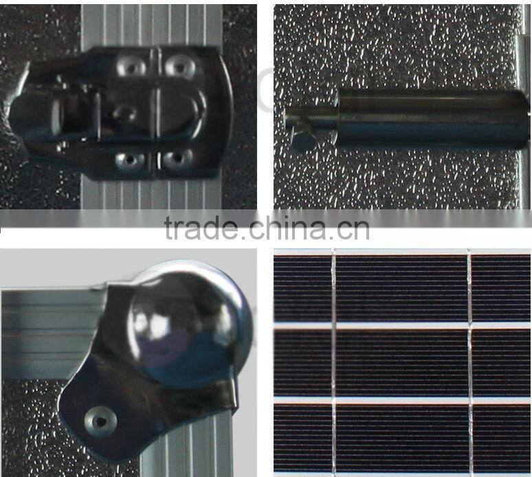 hottest selling 55W portable and folding solar home system with wheels and pull rod for TV/Fan/laptop