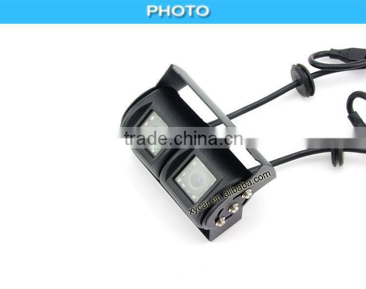 Dual Lens Bus cctv cameracctv true vision ir led reverse camera auto rear view camera XY-1203