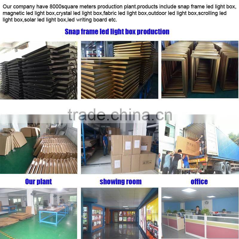 Free Poster Ads LED Backlit Chain Store Light Up Windows Sign