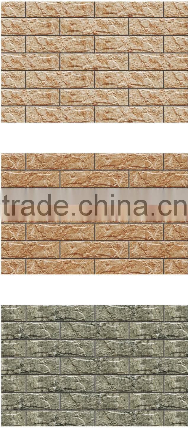 3D inkjet Acid-resistance high quality porcelain full body exterior wall tiles