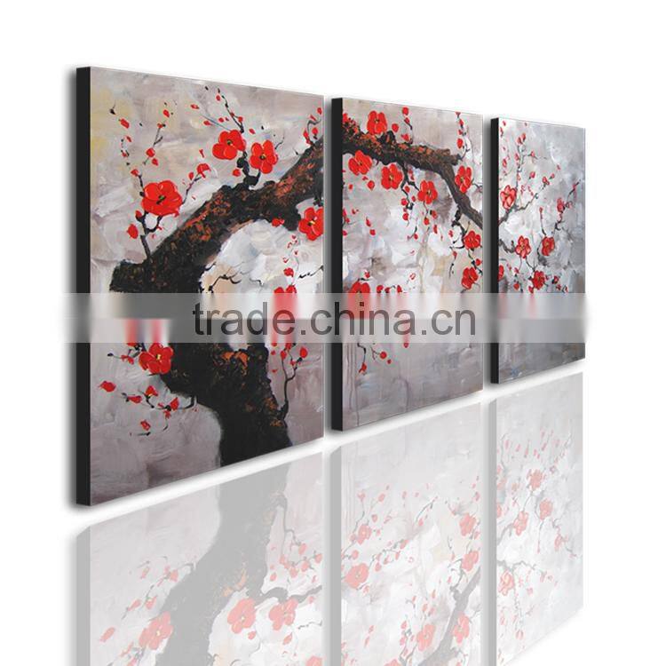 flower handmade oil painting ready to hang