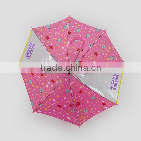 auto open custom cartoon character printed straight kids umbrella