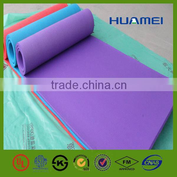 Fashionable NBR foam Yoga Mat with strap
