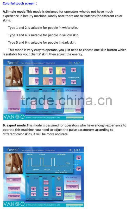 excellent elight ipl rf equipment