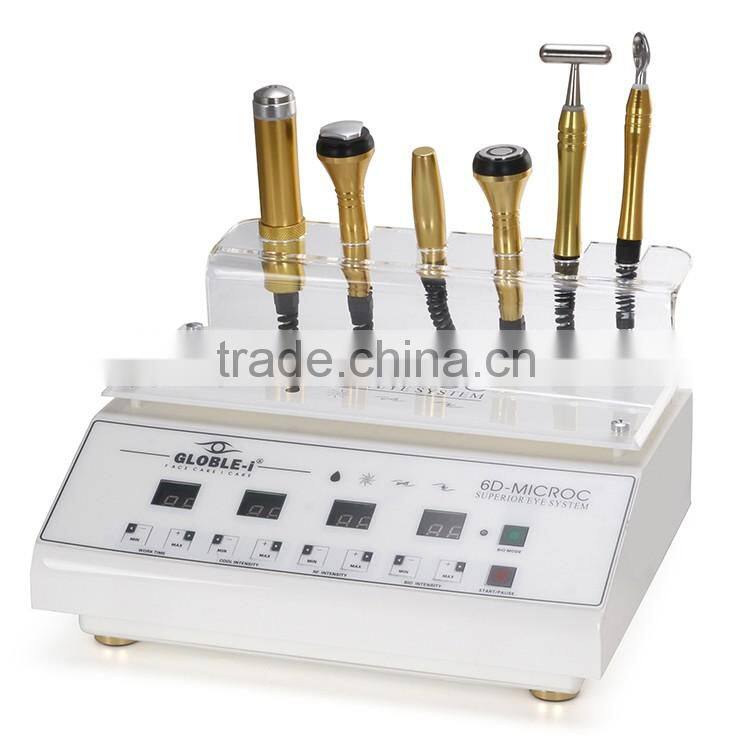 6D portable home use galvanic facial beauty machine