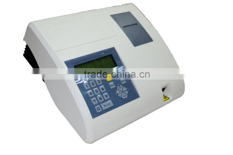 CE&ISO approved LCD monitor Semi-Auto Urine Analyzer RUA-100 for PH, Nitrite, Protein Glucose, occult blood, bilirubin