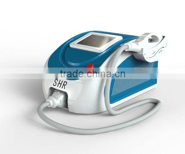 Alibaba Beijing China Supplier Double System Permanent Hair Removal Portable IPL SHR Beauty Machine