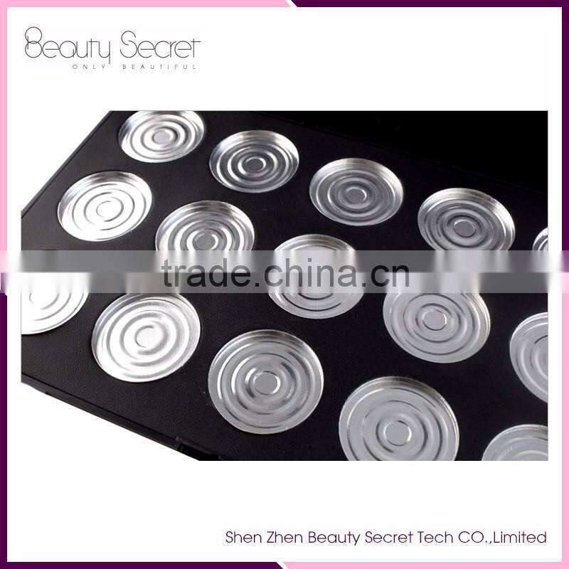 hot sale empty plastic compact eyeshadow palette case for cosmetic empty packaging