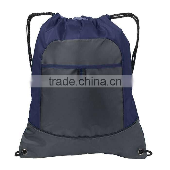 Cheap 210D Polyester Colorful Drawstring Cinch Pack Bag