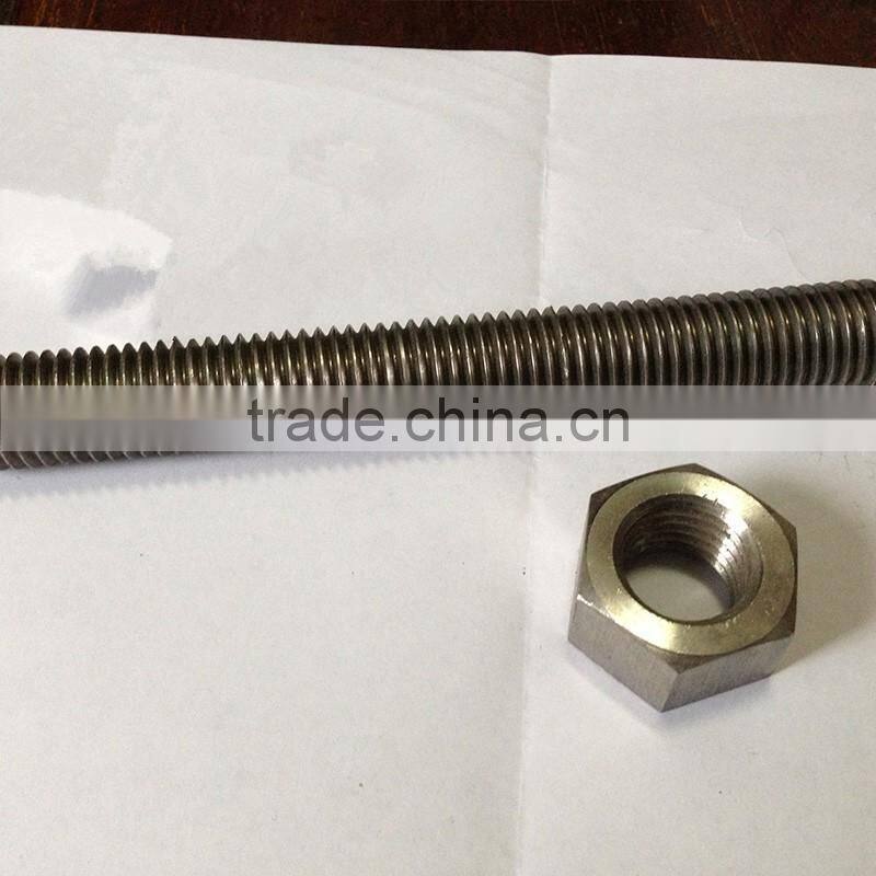 Hastelloy C-22 hardware stainless steel bolt hollow acme threaded rods
