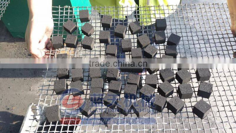 Customized Moulds Coconut Shisha Charcoal Briquette Making Machine For India