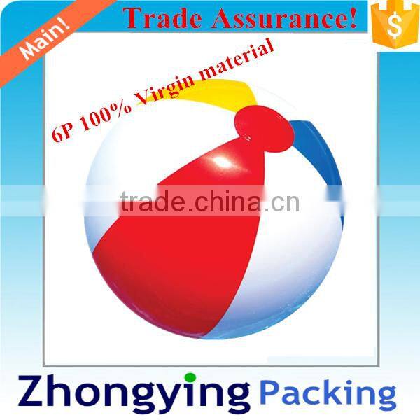 Funny Play Plastic Inflatable Ball with 6P enviromental Material