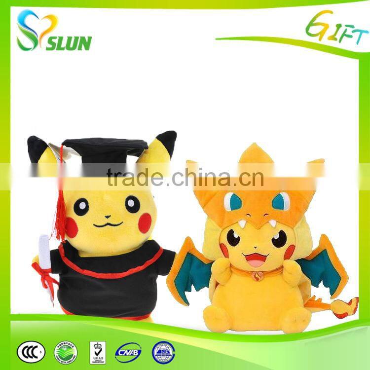 china toy factory pokemon go plush child toy